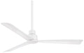 Minka Aire Simple Outdoor Rated 52 Inch Ceiling Fan Simple - F787-WHF - Modern Contemporary