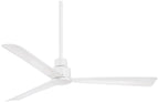 Minka Aire Simple Outdoor Rated 52 Inch Ceiling Fan Simple - F787-WHF - Modern Contemporary