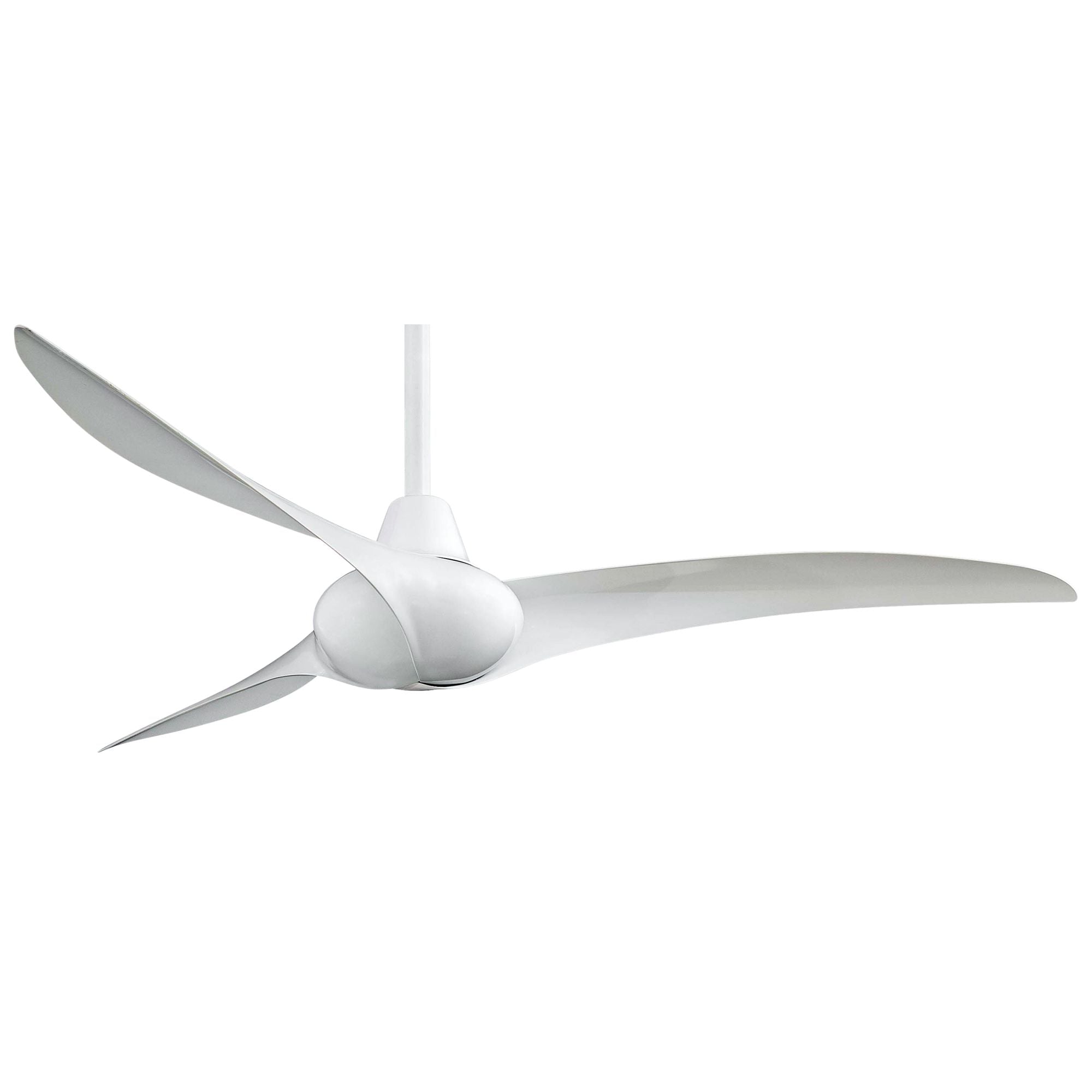 Minka Aire Wave 52 Inch Ceiling Fan Wave - F843-WH - Modern Contemporary