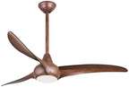 Minka Aire Light Wave 52 Inch Ceiling Fan with Light Kit Light Wave - F844-DK - Modern Contemporary
