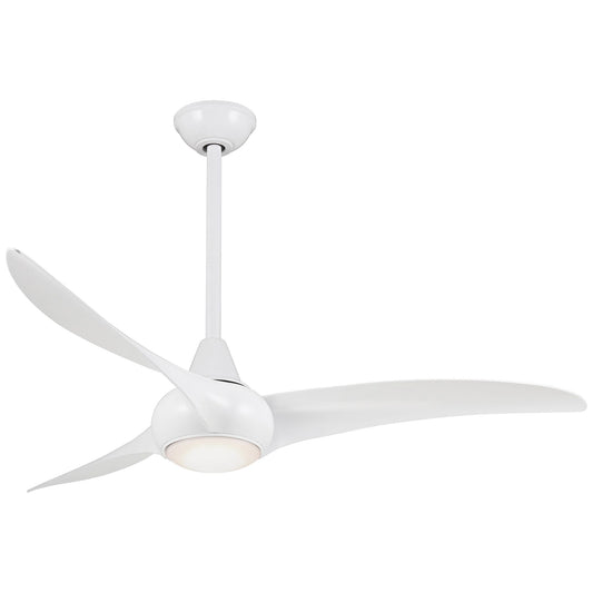 See Desc MinkaAire Light Wave 52" 3 Blade Indoor LED Ceiling Fan