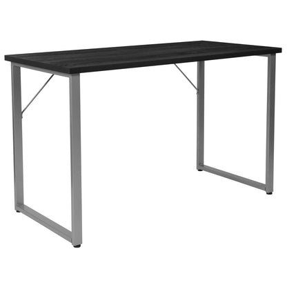 Flash Furniture - Harvey Rectangle Contemporary Laminate Home Office Desk - Black