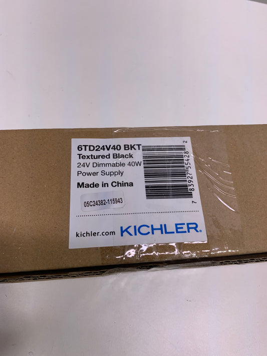 Kichler 6Td24v40 24 Volt Dimmable LED Power Supply - Black