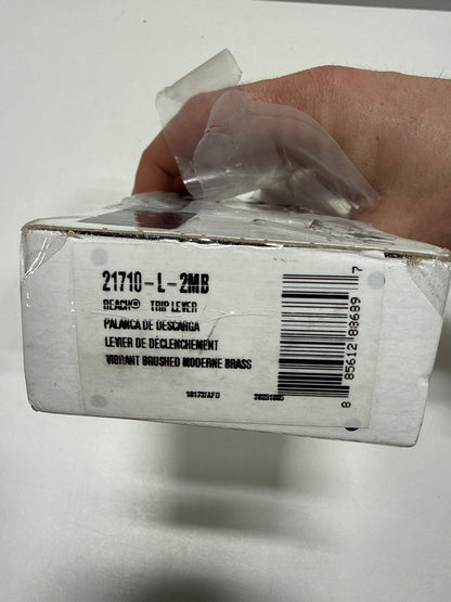 Kohler K-21710-L-2MB Reach Left-hand Trip Lever, Vibrant Moderne Brushed Brass