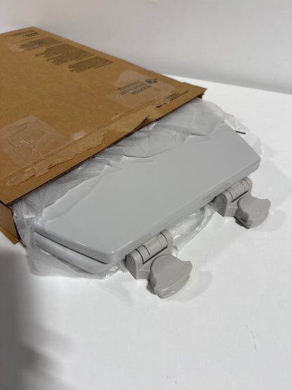 Bemis 500EC Round Closed-Front Toilet SeatQuick Release Ice Grey Toilets and Bidets Toilet Seats Round Toilet Seats