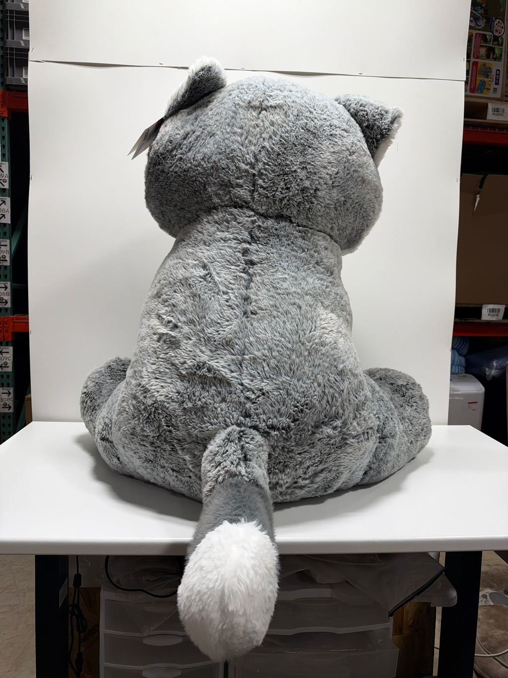 Hugfun Raccoon Jumbo Baby Animal Plush