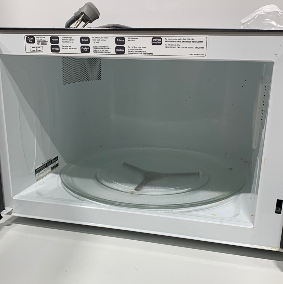 Used See Desc GE - 2.0 Cu. Ft. Full-Size Microwave - Stainless Steel
