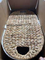 Seville Handwoven Water Hyacinth Laundry Hamper