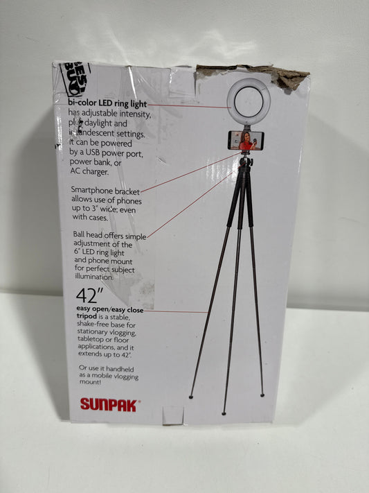 Sunpak - Portable Vlogging Kit for Smartphones - Black