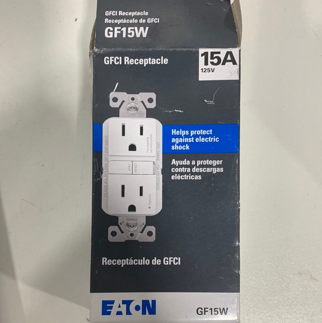 Eaton 20/15 Amp 125-volt Tamper Resistant GFCI Outlets Lot 9