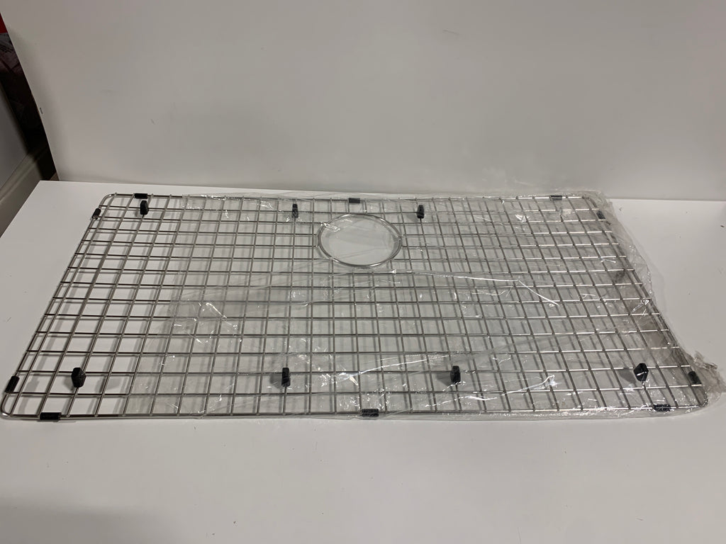 See Desc Wirecraft 17.25 in. X 33.25 in. Bottom Grid for Kitchen Sinks in Stainless Steel - *Plumbing