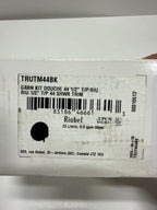 RIOBEL Riu 1/2" Therm & Pressure Balance Trim with 2 FunctionsBLACK