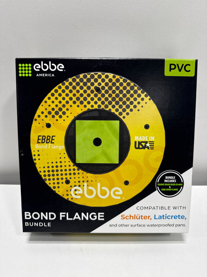 Ebbe America EBFB-PVC Ebbe Rough-in PVC Bond Flange Bundle Showers Shower Drains