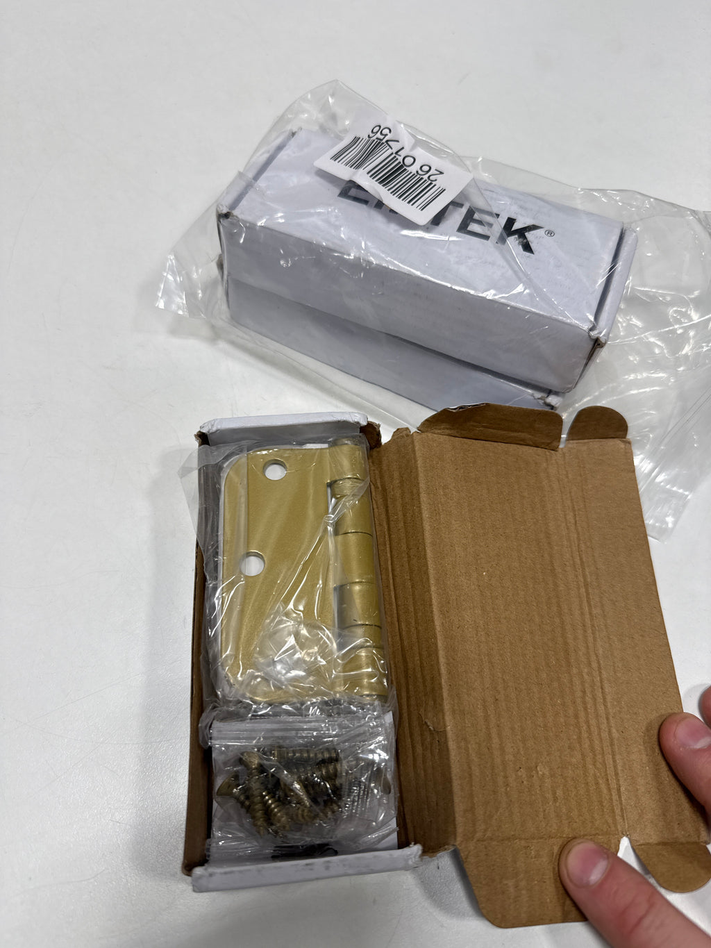 3 x Emtek 3.5" x 3.5" Ball Bearing 5/8" Radius Corners Mortise Hinge - Pair Model: 94033US4