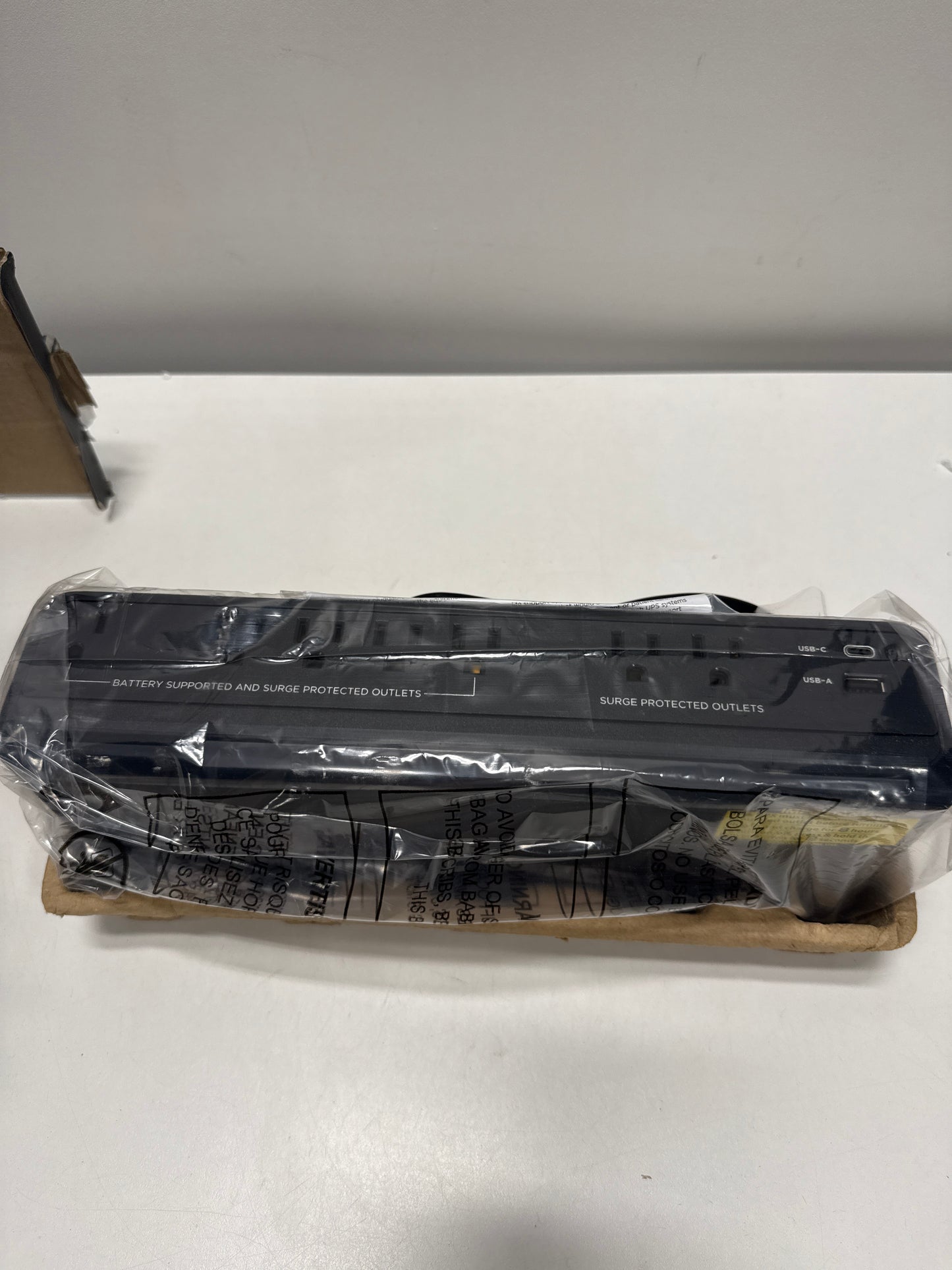 CyberPower 7-Outlet Ups Surge Protector with USB Ports and Rgb Lighting - Black