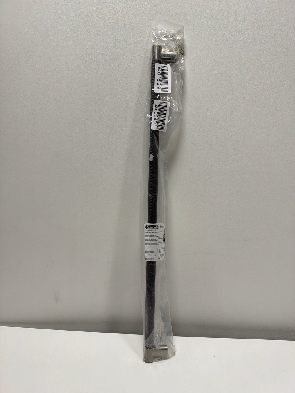 Amerock 24" Esquire Satin Nickel/Oil-Rubbed Bronze Appliance Pull