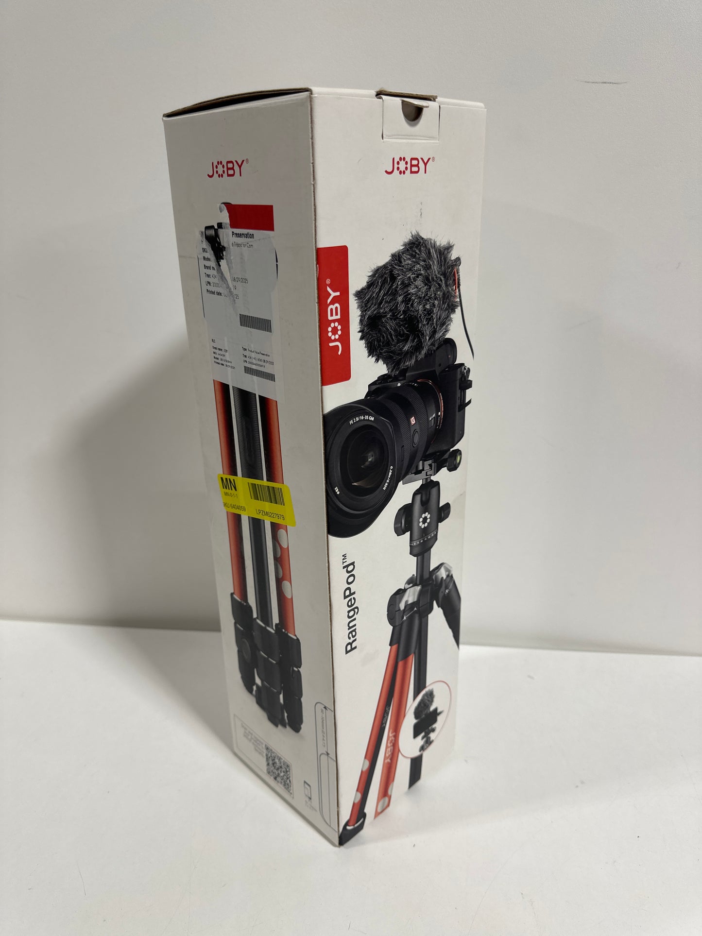No Mounting Plate JOBY - RangePod Tripod for Camera and Vlogging - Red