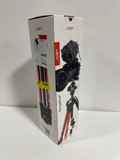 No Mounting Plate JOBY - RangePod Tripod for Camera and Vlogging - Red