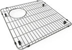 kay LKOBG1717 Stainless Steel Basin Rack with Rear Left Drain