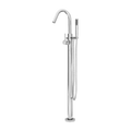 Scratch Pfister LG6-1MF Modern Floor Mounted Tub Filler Includes Hand Shower Polished Chrome