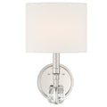 Crystorama CHI-211-PN Chimes 1 Light 8 Inch Polished Nickel Sconce Wall Light - *Lighting & Electrical