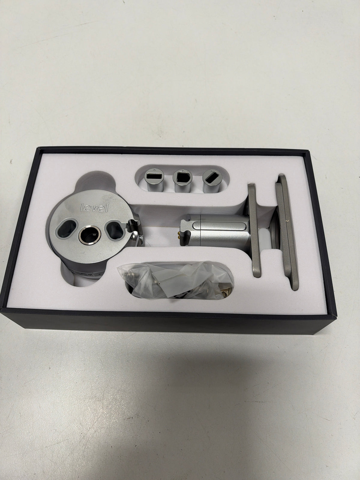 Level - Bolt (Matter) – Make Your Lock Smart, Keep Your Keys, Matter-Over-Thread, Works with Apple, Alexa, Google, SmartThings - Satin Nickel