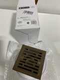 Delta DT062412 4’’ Tile-in Square Shower Drain Champagne Bronze Showers Shower Drains - *Plumbing