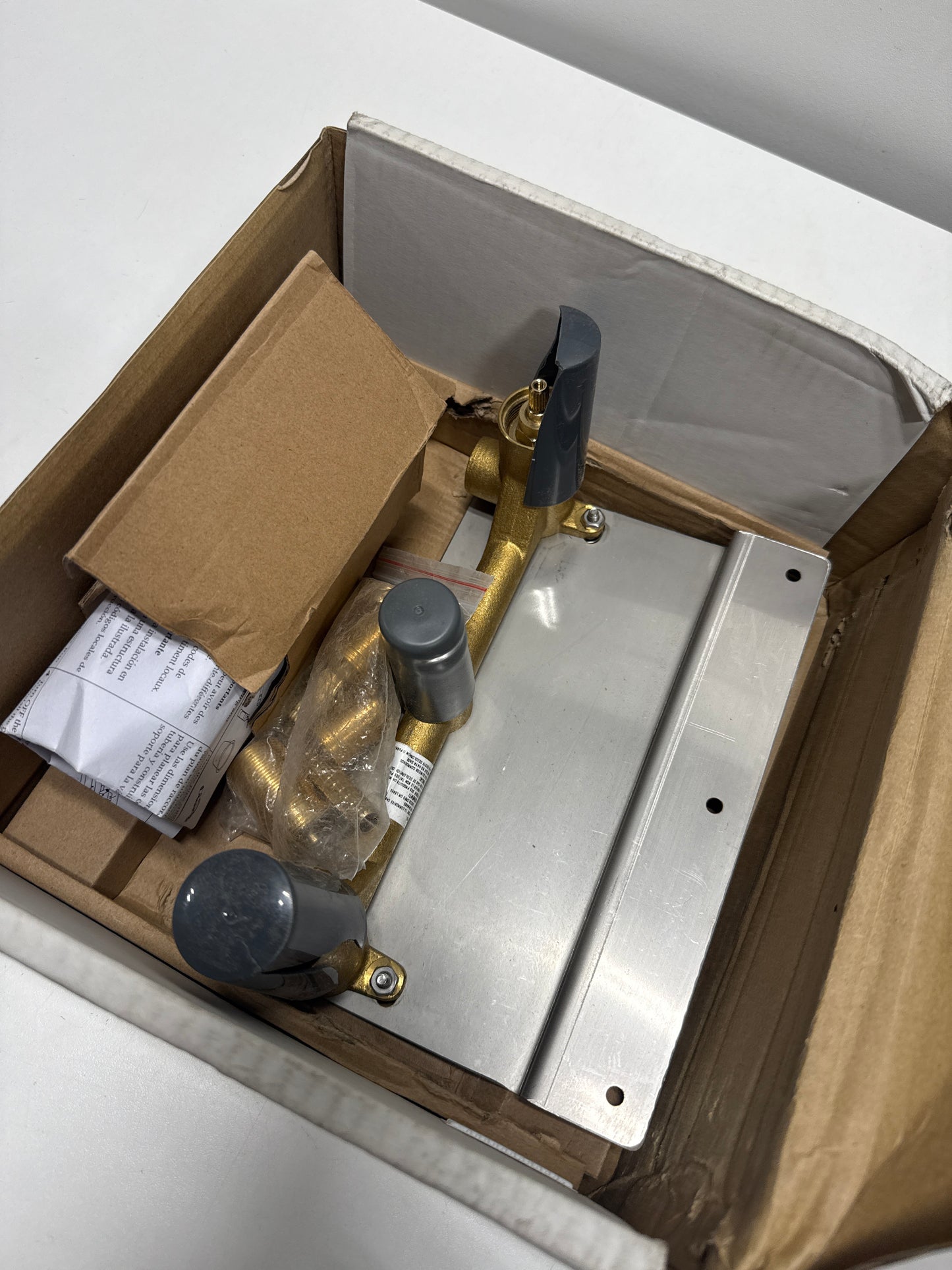 KOHLER 20716-K-NA Parallel™ Two-Handle Wall-Mount Bath Faucet Valve, Washerless Ceramic Disc Valves, Durable Solid Brass