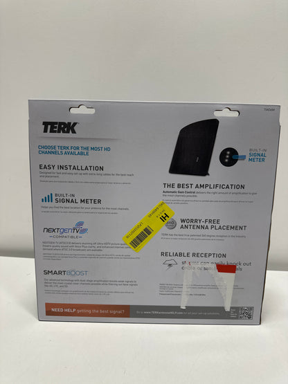 TERK - Amplified Multi-Directional Indoor HDTV Antenna - Black