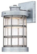 Westinghouse 6347800 Barkley 12" Tall LED Outdoor Wall Sconce Galvanized Steel Outdoor Lighting Wall Sconces