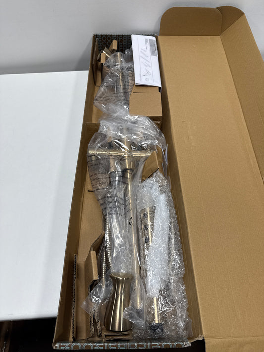 Scratch Brizo 88775 Odin 1.75 GPM Single Function Hand Shower Package - Includes Slide Bar Hose and Wall Supply Luxe Gold