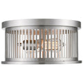 Z-Lite 334F2BN 2 Light Flush Mount, Brushed Nickel