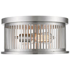 Z-Lite 334F2BN 2 Light Flush Mount, Brushed Nickel
