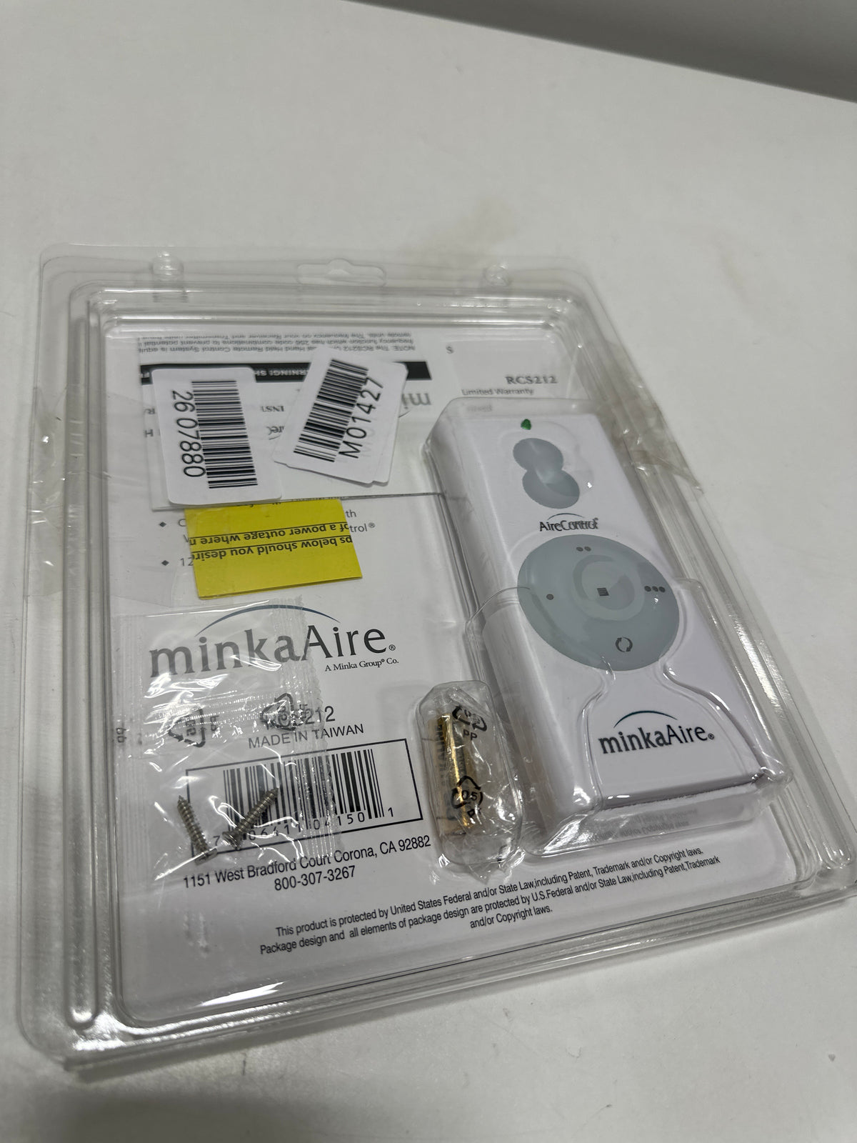 Minka Aire Hand Held Ceiling Fan Remotes & Wall Controls Plastic | 12 H in | Wayfair MRCS212
