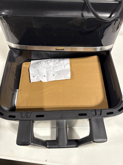 Bella PRO - 9-qt. TriZone Touchscreen Air Fryer with Dual Flex Basket - Stainless Steel