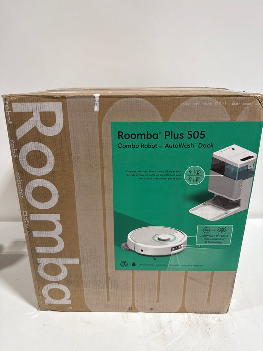 IRobot - Roomba 505 Combo Vacuum & Mop + AutoWash Dock