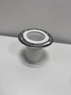 Jones Stephens 3 X 4 PVC Closet Flange W /SS Ring Less Knockout Model: C57334