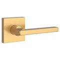 Passage Square Lever and Contemporary Square Rose with 6AL Latch and Dual Strike Lifetime Satin Mfr # PSSQUCSR044Passage Square Lever and Contemporary Square Rose with 6AL Latch and Dual Strike Lifetime Satin Mfr # PSSQUCSR044