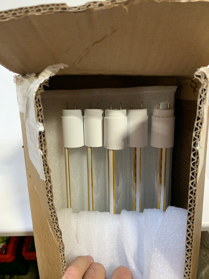 Sunco Lighting 10 Pack 4ft. T8 Indoor Industrial Commercial Warehouse Garage Home Replacement Improvement Strip