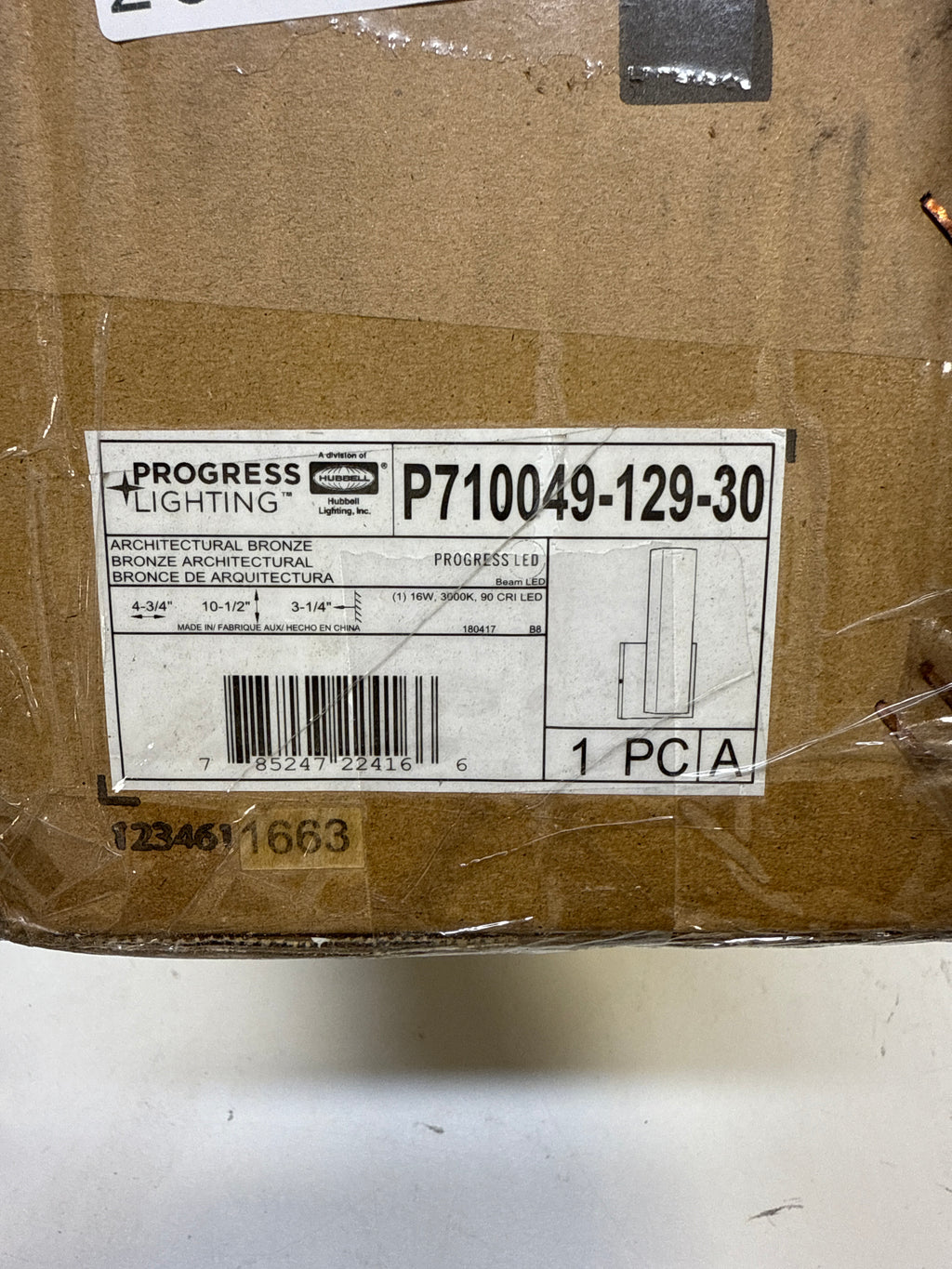 P710049-129-30-Progress Lighting-Beam LED Sconce - *Lighting & Electrical
