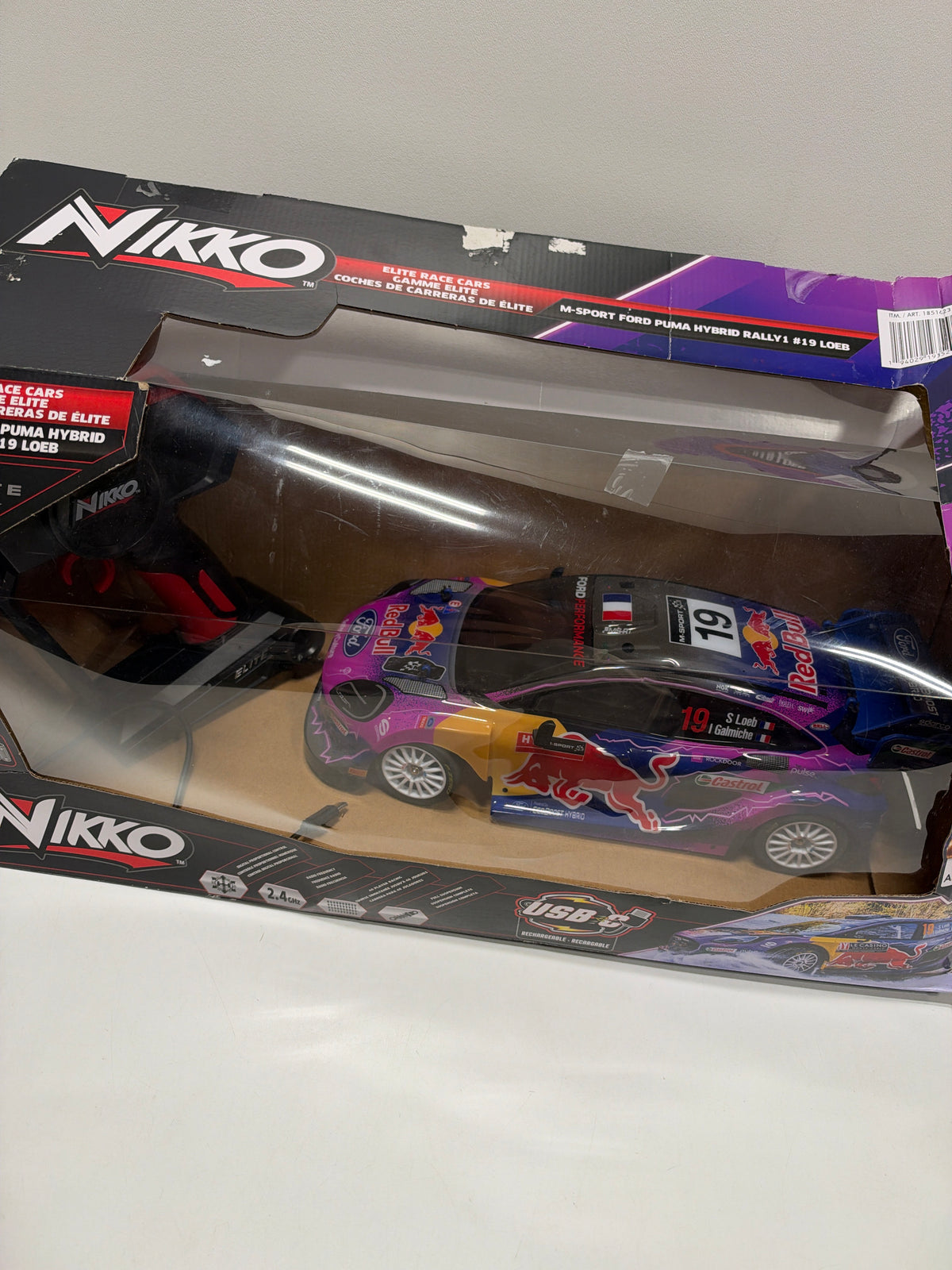 Used Nikko Toys 1:14th Elite Red Bull Race Remote Control Car (8+ Years)