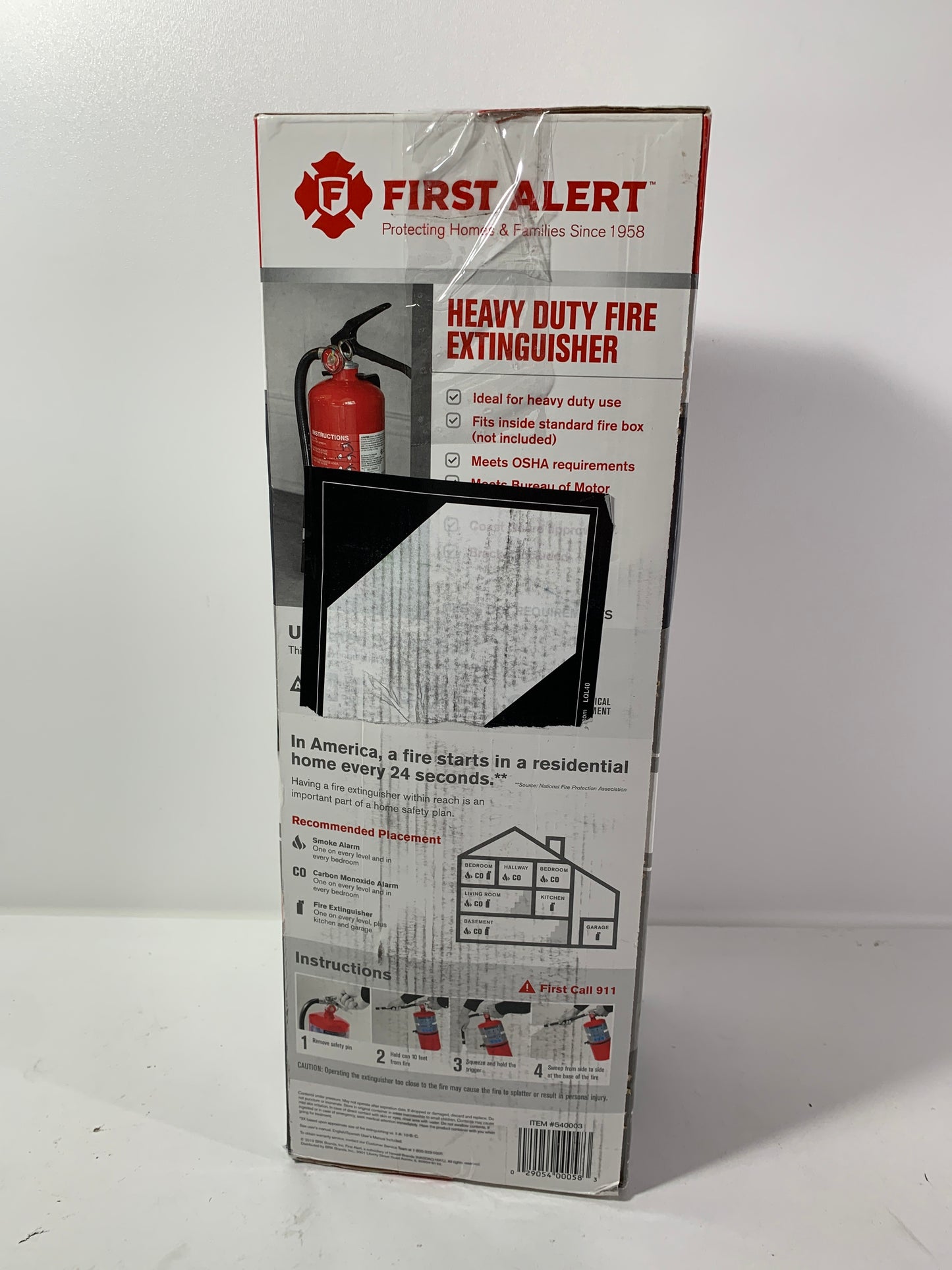 First Alert Heavy Duty Fire Extinguisher (FE3A40GR)