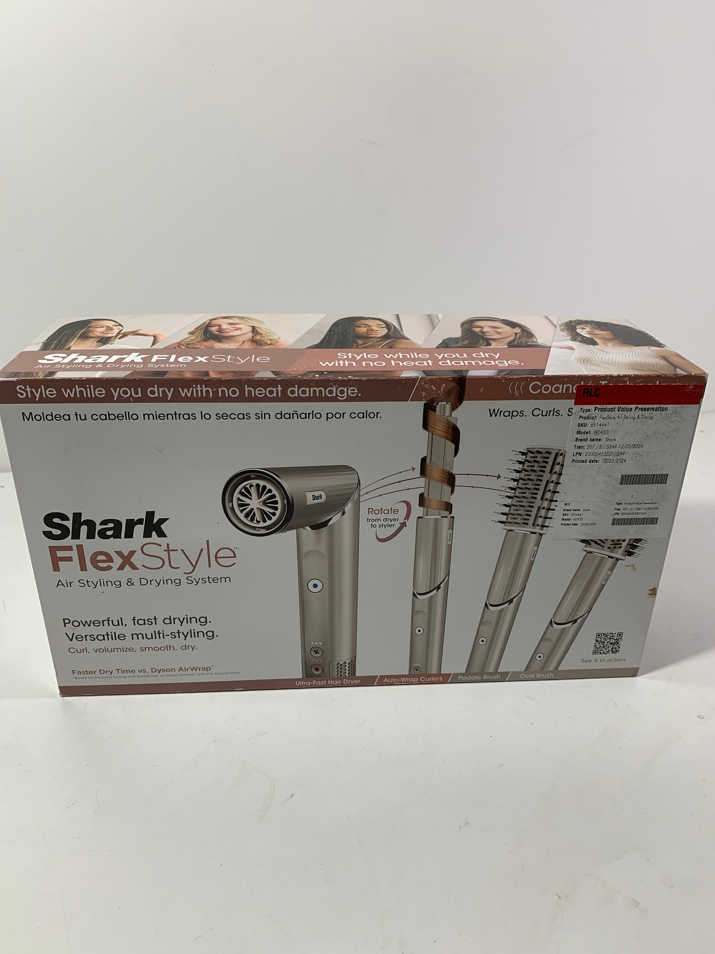 Used Shark FlexStyle Air Styling & Drying System HD430 - Beige