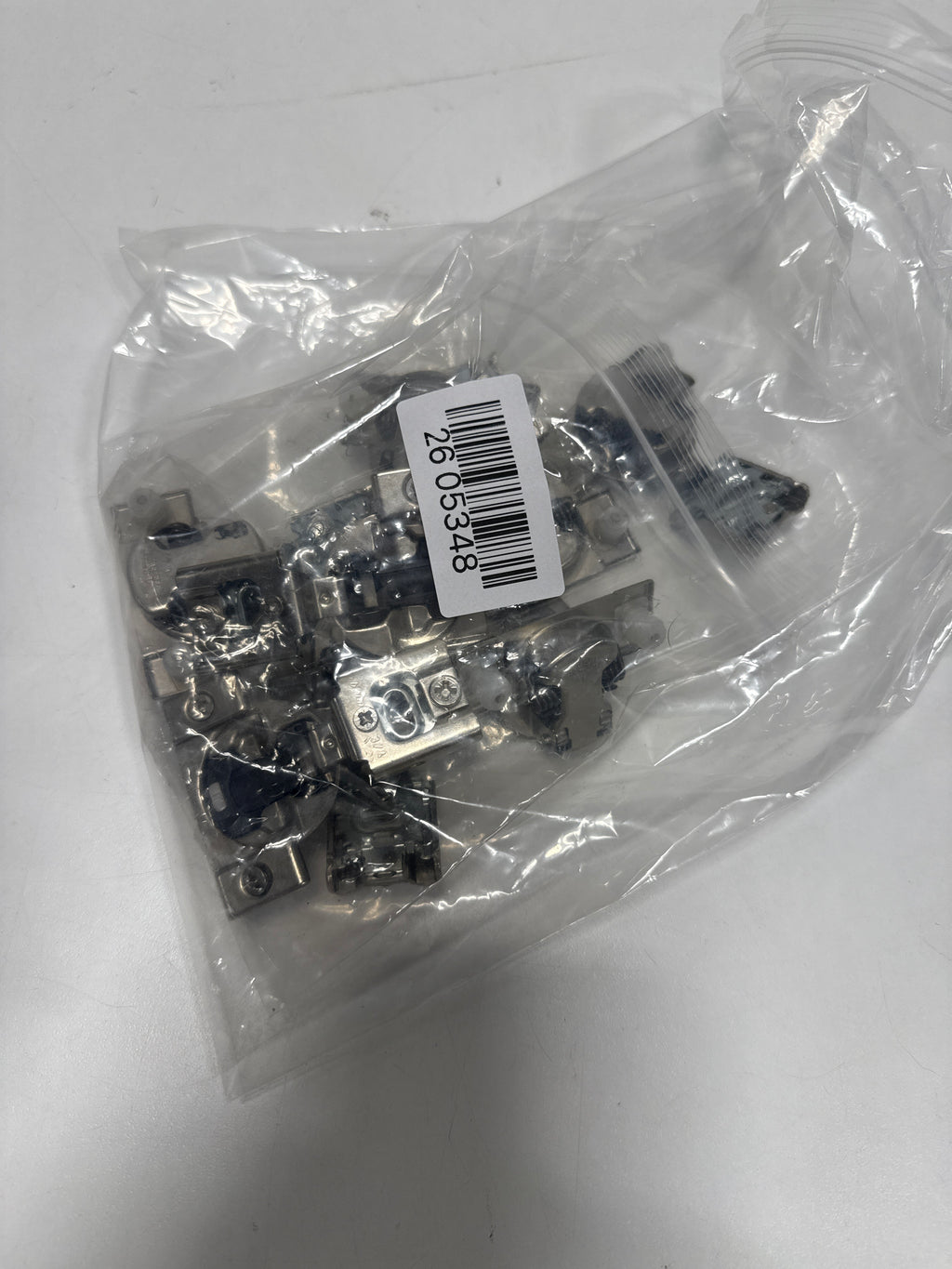 8 x Blum 38N358B.12 COMPACT 3/4" Overlay Wrap Around Press-in Hinge Nickel Cabinet Hinges