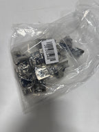 8 x Blum 38N358B.12 COMPACT 3/4" Overlay Wrap Around Press-in Hinge Nickel Cabinet Hinges