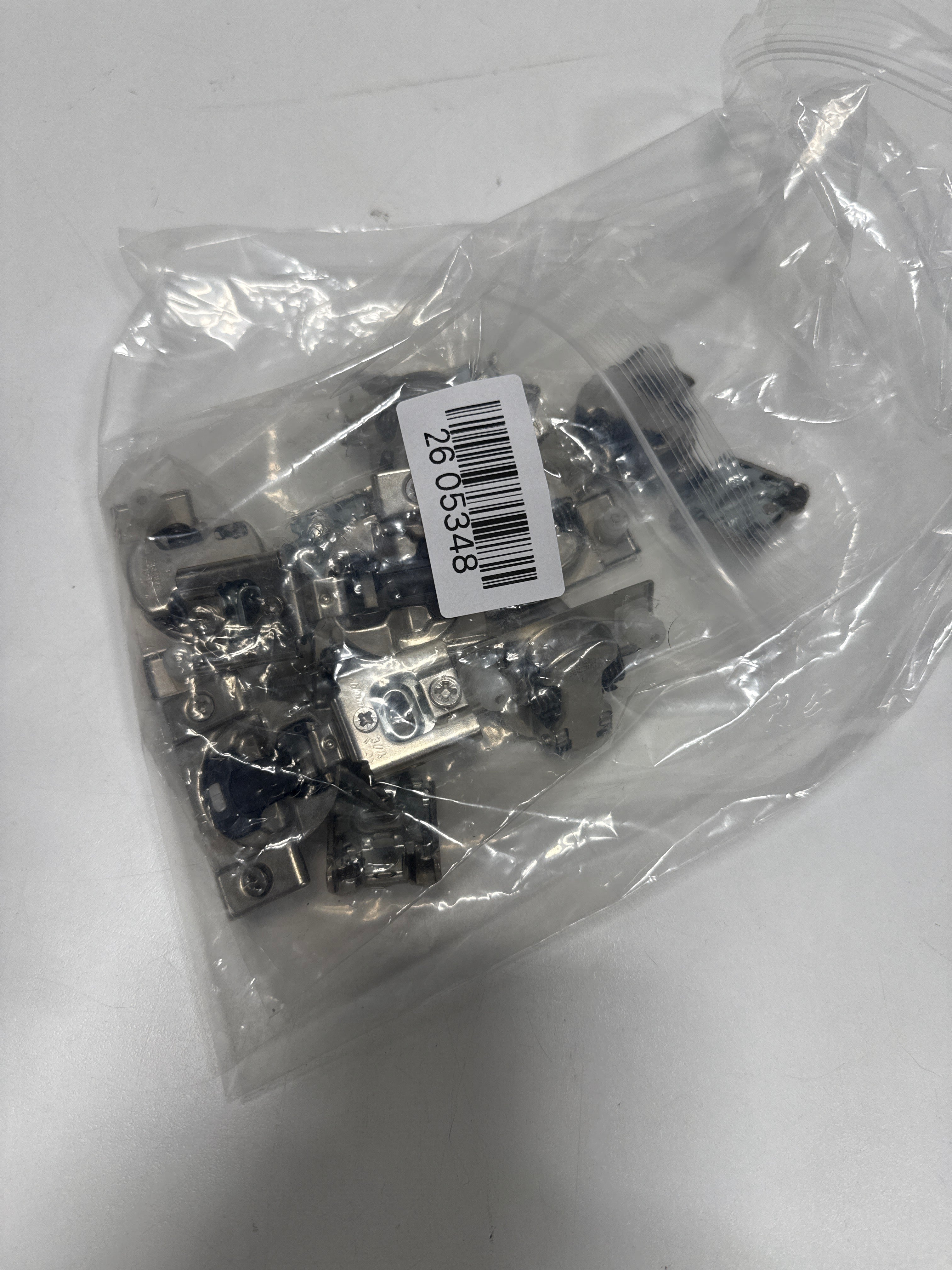 8 x Blum 38N358B.12 COMPACT 3/4" Overlay Wrap Around Press-in Hinge Nickel Cabinet Hinges