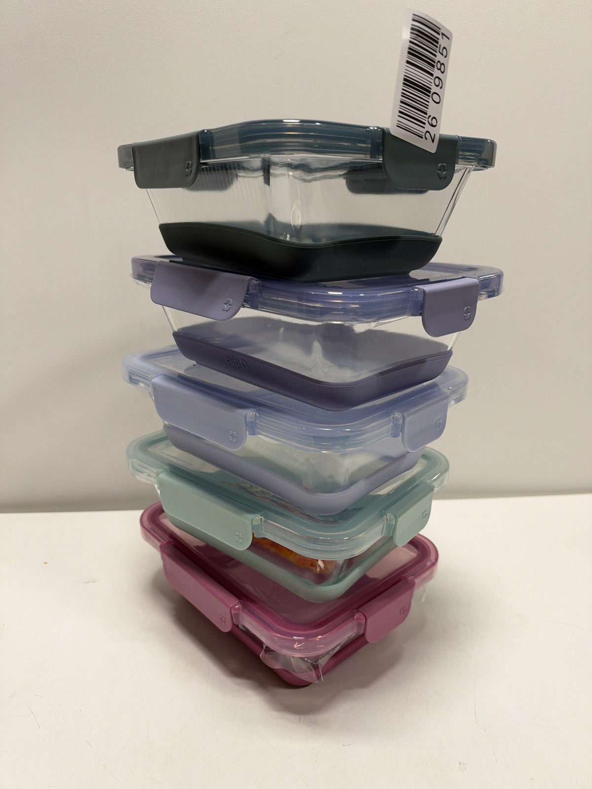 Ello 10-piece Glass Meal Prep Container Set.