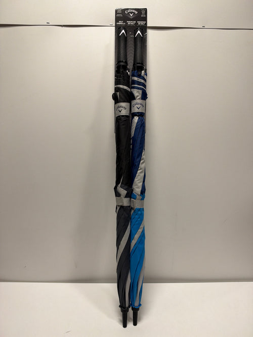 2 x Callaway 62” Automatic Open Vented Golf Umbrella