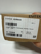 Emtek Privacy Set, Modern Rectangle Rosette, Modern Round Knob, Satin Brass