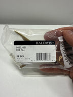 Baldwin 0465031 Edge Pull Non Lacquered Brass